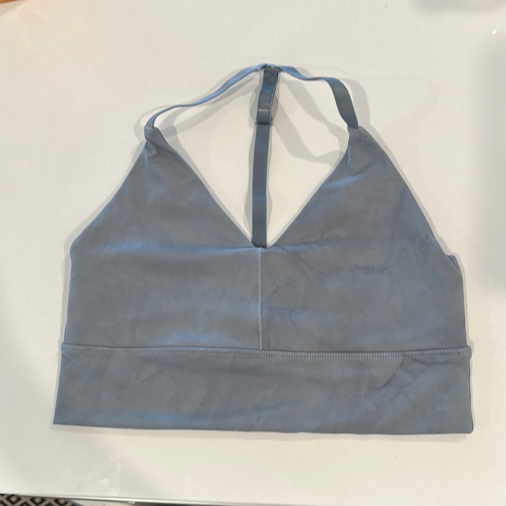 Alphalete Alphalux sports bra - washed denim